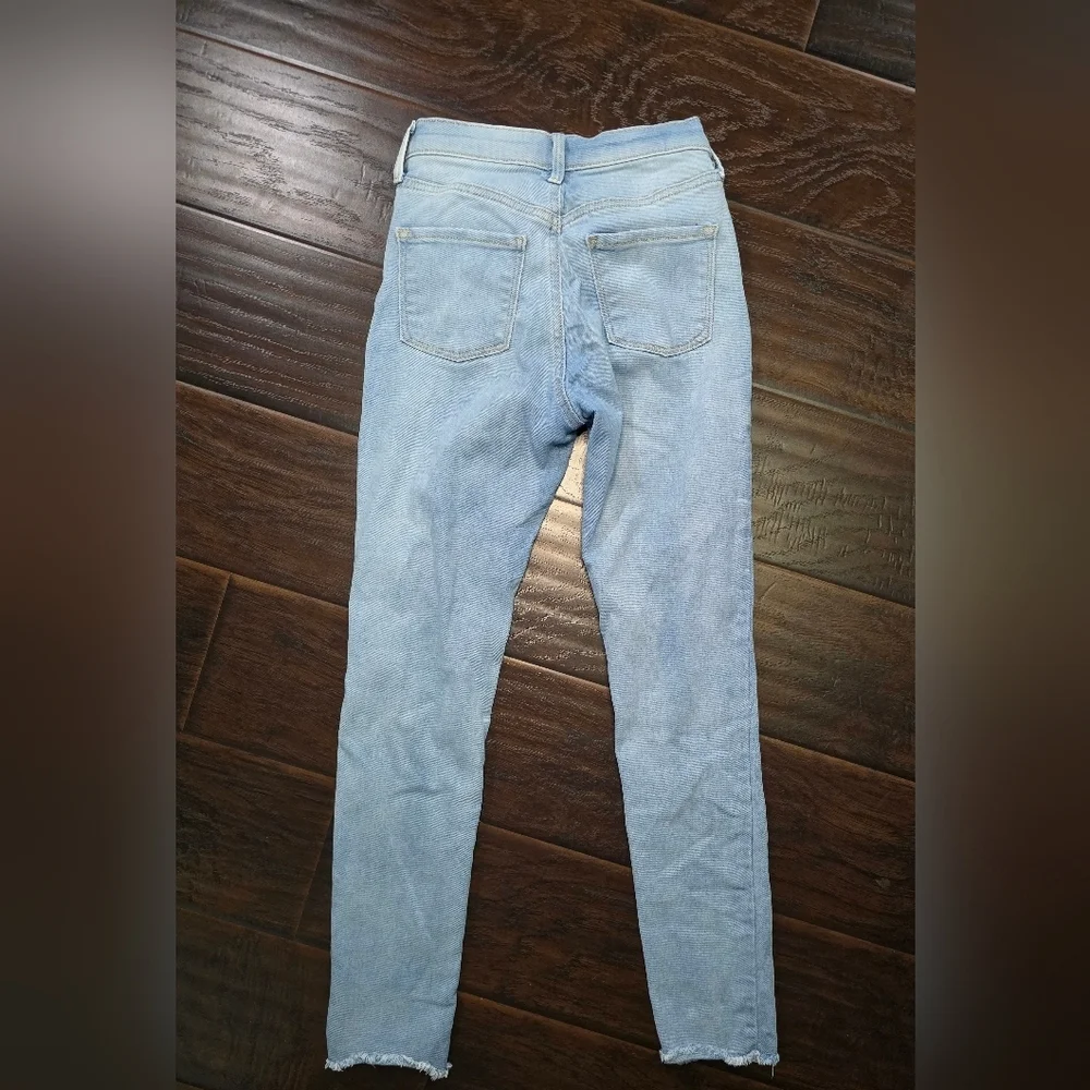 Old Navy Girls High Rise Rockstar Jeggings Light Blue Size 14